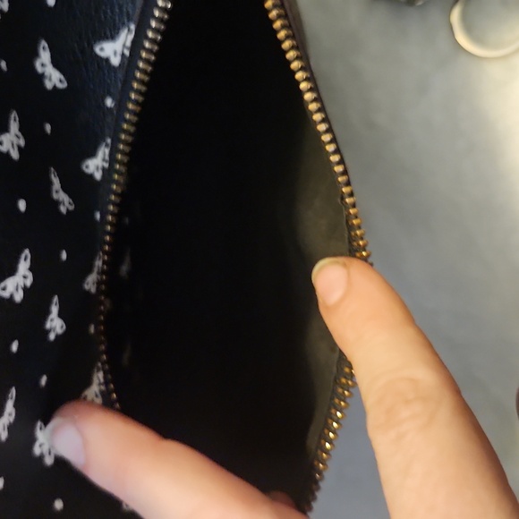 Coach Black and White Butterfly And Paisley Backpack and Wallet Set - Picture 5 of 9